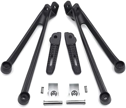 HTTMT - For 2009-2011 Kawasaki ZX-6R Silver Front Rider Foot Rest